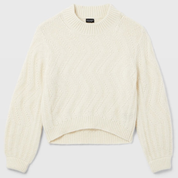 Balloon Sleeve Alpaca Sweater - Brand New - NEVER WORN - Ivory - Picture 5 of 5